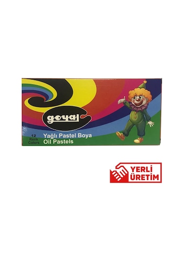 Goyal Pastel Boya Karton 12 Renk Köşeli Ptl-112 N11.2488