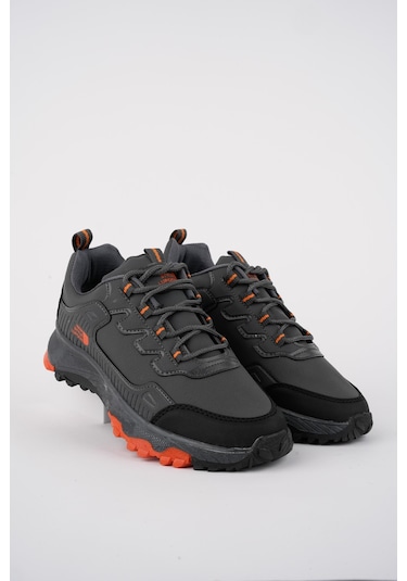 Muggo Kuzey Unisex Garantili Trekking Outdoor Sneaker Ayakkabı Füme