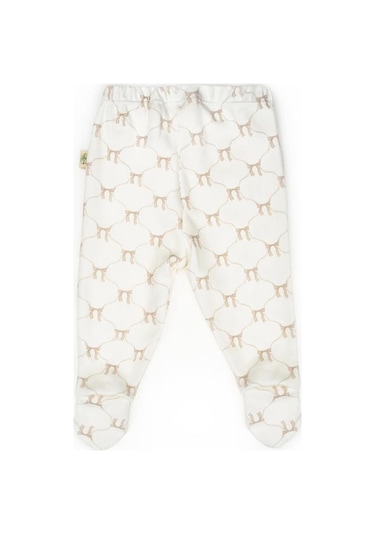 Bebek 2li Uzun Kollu Zıbın Body %100 Organik Pamuk , Bebek - Yenidoğan- Csy8141 Ekru