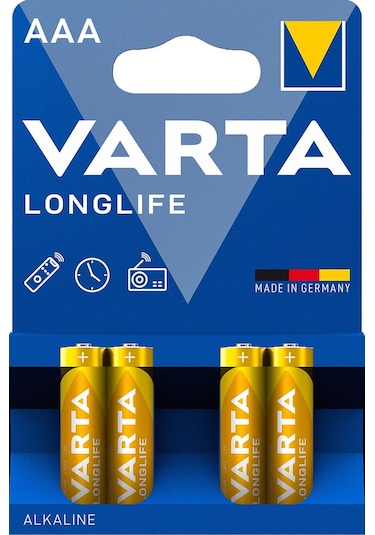 Pil Aaa İnce Kalem Alkalin 4 Adet Varta