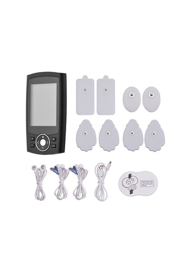 Tenfowee Siyah Usb Şarjlı Tens Masaj Cihazı, 2 Kanal, 24 Mod, 20 Güç Seviyesi, 8 Elektrot Yama, Lcd Ekranlı Ağrı Alatı Siyah Tenfowee Siyah Usb Şarjlı Tens Masaj Cihazı, 2 Kanal, 24 Mod, 20 Güç Seviyesi, 8 Elektrot Yama, Lcd Ekranlı Ağrı Alatı Siyah