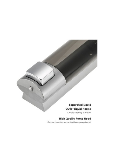 Tongxida Bosphorusboutique Monte Manuel Köpük Jeli El El Duvara Duş Dispenseri Çift Bantlı 200ml Pt Gümüş Gümüş