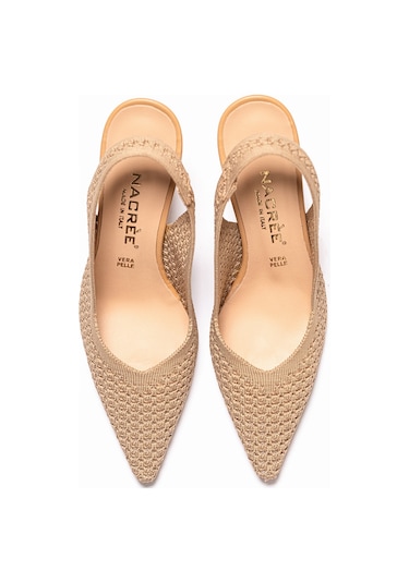 Natural Topuklu / Stiletto Kadın 3063m074 Nacree Magl beyaz