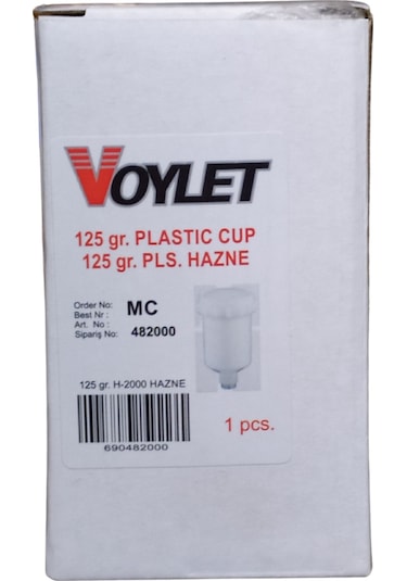 Voylet Plastik Hazne Dişi Küçük 125 ML
