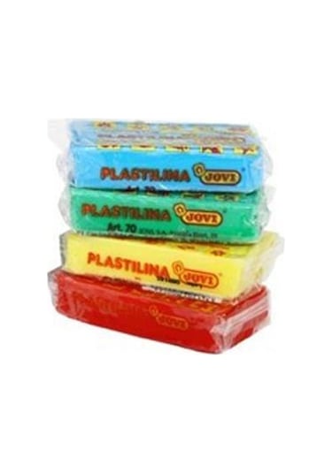Jovi Plastilina 4 Renk Kurumayan Oyun Hamuru Plastik Kap