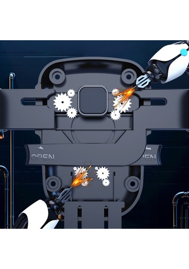 Cbtx Wekome S54 Araba Hava Firar Telefon Tutucu Dağı Sağlam 360 Derece Dönme Cep Telefonu Araç Montaj Klipsi Güvenli Sürüş İçin