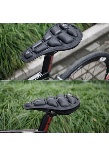 Tongxida Gewage Dağ Bisikleti Hava Yastığı Koruması - Su Geçirmez, Darbe Emici, Kaymaz Kumaşlı, Kolaysız Kurulum Siyah Siyah Siyah