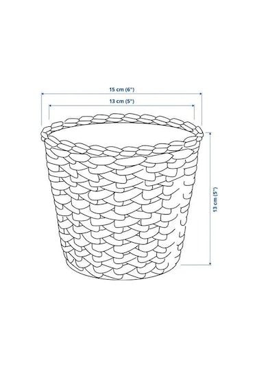 Sumuhome Frıdfull Rattan Saksı Hasır Su Sümbülü 12 Cm