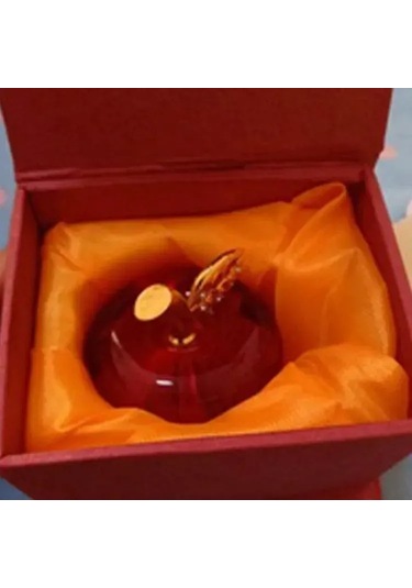 Ruicoo "şık Kristal Elma Süsü - Işıl Işıl Noel Dekoru" Yeşil