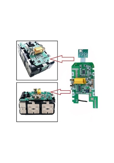 Novahub Makita 18v Pil Göstergesi Pcb Devre Kartı, Bl1830 Şarj Koruma Modülü