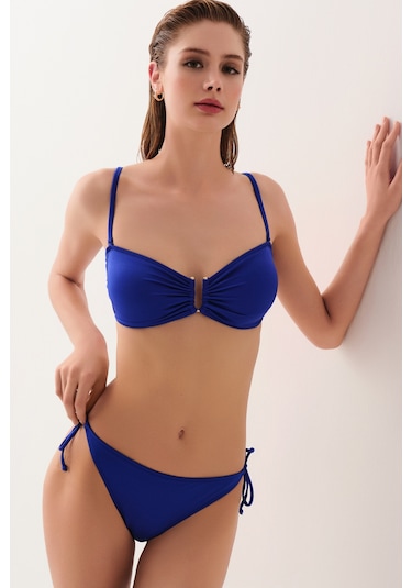 Suwen Metal Aksesuarlı Straplez Bikini Üst Sbn25540c982 Saks