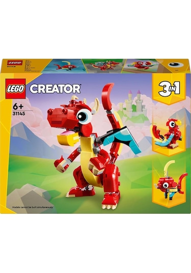 LEGO® Creator 31145 Kırmızı Ejderha 149 Parça