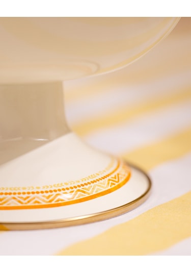 Madame Coco Rodez Ayaklı Meyve Kasesi - Turuncu - 30 Cm 8684427228470 Turuncu