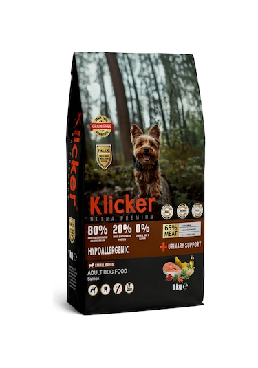 Klicker Somonlu Mini Irk Yetişkin Köpek Maması 12 KG