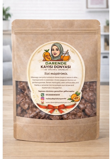 Sütlü Çikolatalı Kayısı Çekirdeği Krokan Cimix 500 Gr