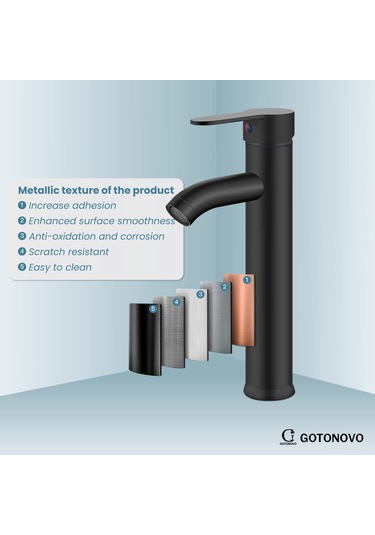 Hangfox Ev Banyosu Yıkama Tabanı Kraanı: Çelik Paslanmaz, Sıcak/soğuk Su, Ergonomik Koltuk, Seramik Valf, Kolay Kurulum Diğer