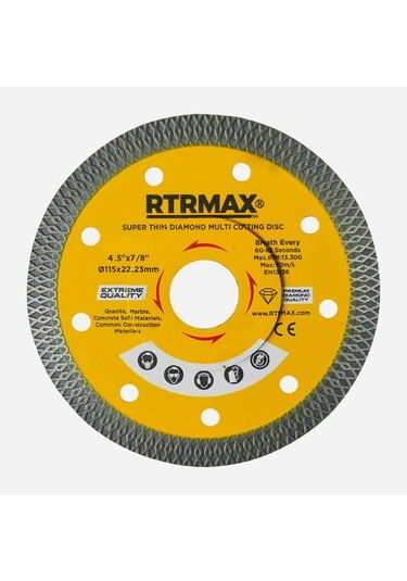 Rep180 Çapraz Dişli Hassas Kesim İnce Elmas Testere 180 X 1.6 X 22 Mm