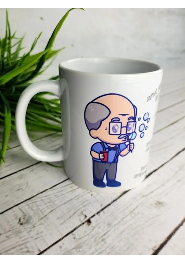 Raduga Print Büyükbabama, Dedele "sen En İyisisin" 163680399 Açık Mavi