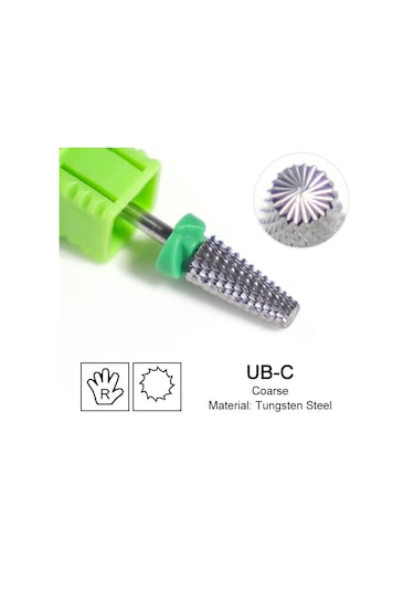 Konik Namlu Tırnak Matkap Uçları Tungsten Karbür Çivi Taşlama Kafası Freze Kesici 4xc Sert Yumuşak Jel Kaldırma Parlatma Dıy Araçları Rose Red