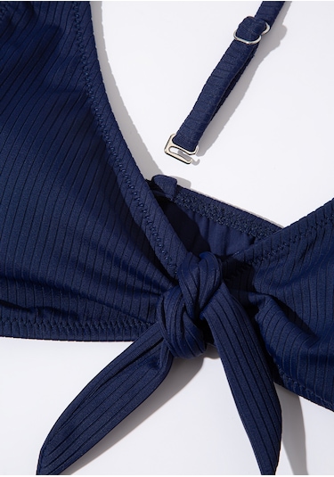 Mavi - Dokulu Lacivert Bikini Üstü 1910490-30717 Lacivert