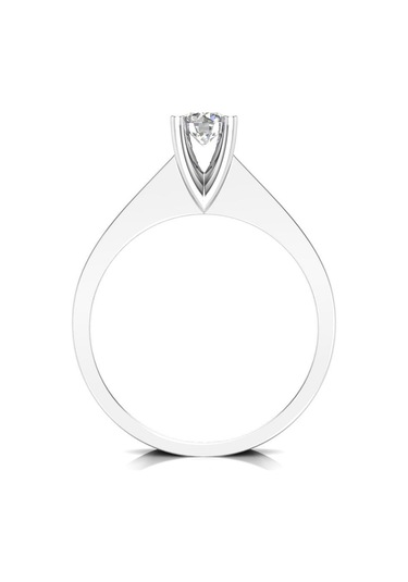 0,40 Karat F Renk Uluslararası Sertifikalı Pırlanta Tektaş Yüzük (464658270)