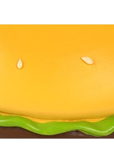 Pazly Suntek Sarı Peçete Kutusu Kapağı Hamburger Dispenseri Burger Bi Diğer