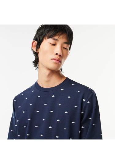 Lacoste Erkek Sweatshırt Sh2180-00-525 Lacivert