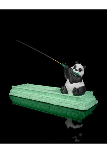 Flütçü Panda Tütsülük 30x13x9 Cm
