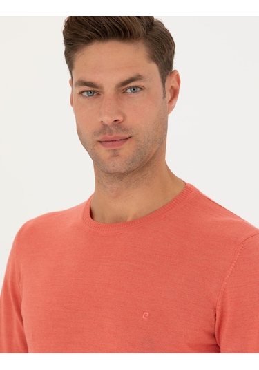 Pierre Cardin Erkek Somon Kazak /triko 50270054-vr047 Somon