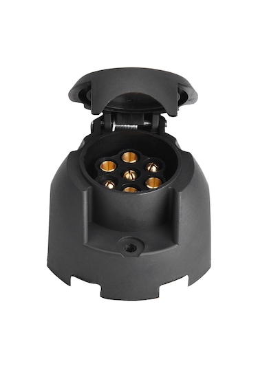 Geeroyoo 12v 7 Çekirdekli Sırt Çekici Soketi - Su Geçirmez, Dayanıklı - Ticari Araç, Kamyon, Çekici İçin