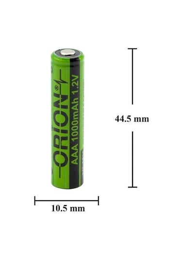Orion 1.2v Ni-mh Aaa 1000mah Şarj Edilebilir Pil