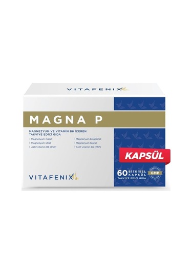 Vitafenix Magna P Takviye Edici Gıda 60 Kapsül