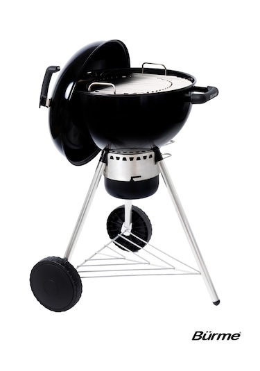 Partner 45.00 Black Profesyonel Kömürlü Barbekü Siyah