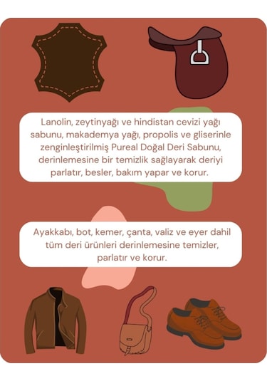 Pureal Doğal Deri Ayakkabı Temizleme Sabunu Diğer