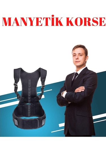 Kamburluk Önleyici Dik Duruş Korsesi Bel Sırt Omuz Korsesi