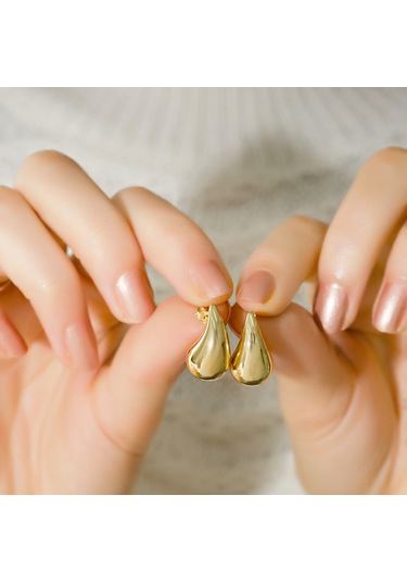 Damla Küpe 14 Ayar