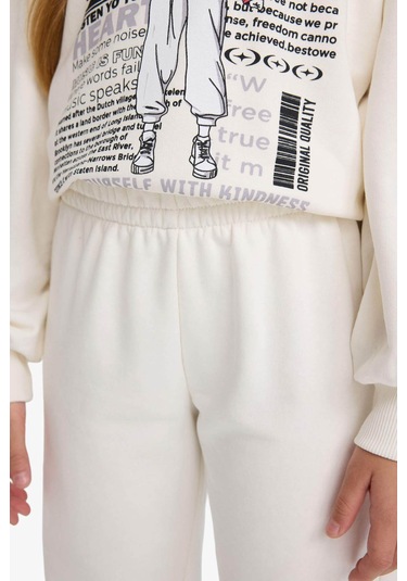 Defacto Ekru Kız Çocuk Alt-üst Takım E6416a8/er105 Ekru