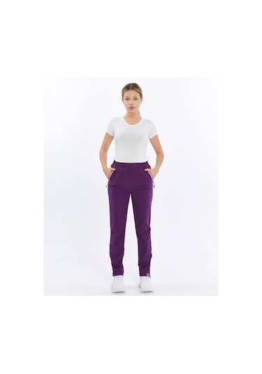 Mapamyumco Quick Dry Kadın Trekking Pantolon-mor Mor