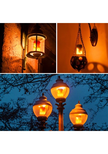 Springsun "tomshine Led Alev Ampul - 2 Işık Modu, Romantik Ortamlar İçin E26/e27"