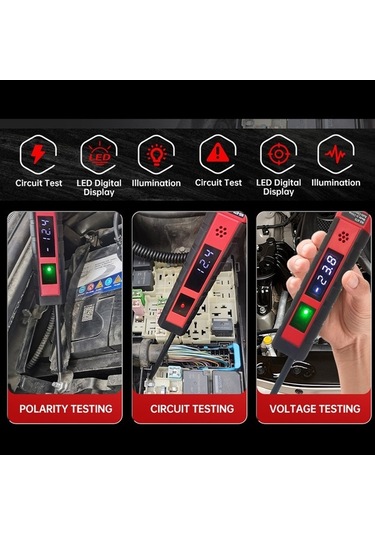 Trendooze Springsun Çok Amaçlı Ns-870 Dijital Araç Test Cihazı 4-75v Dc Çift Kutuplu Kablo Ve Arıza Tespit Gm