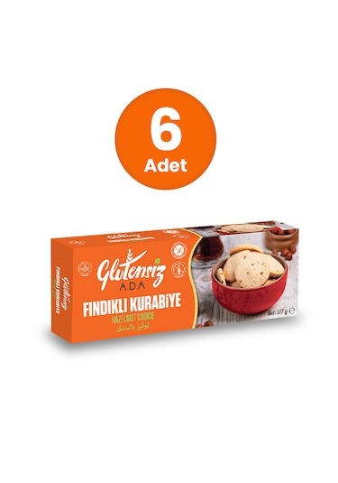 Glutensiz Ada Glutensiz Fındıklı Kurabiye 6 x 117 G