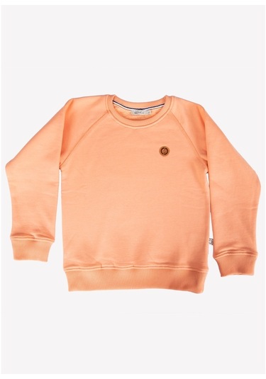 Kız Çocuk Turuncu Organik Sweatshirt Turuncu