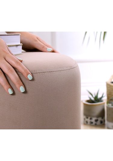 Lorencehome Lorence Home / Ropp Puf - Kahve