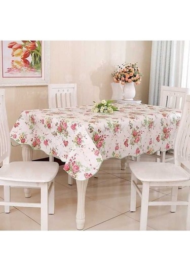 Fastbuy Peva Yağ Ve Suya Dayanıklı Sehpa Masa Örtüsü, 135x135cm, No.384, Çok Renkli Çok Renkli