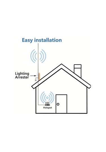 Wangxi 0-6 Ghz Koaksiyel Yıldırım Arrester N-male N-female Anten Koruma 4g 5g Wi-fi