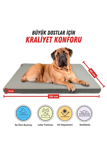 Xpermate Patiminder Köpek Yatağı Büyük Irk Köpek Yatağı 80 x 120 CM