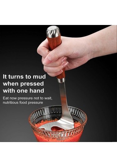 Patates Ezici Paslanmaz Çelik Çamur Presi Avokado Fasulye Sebze Et Kullanımı Kolay Ağır Hizmet Tipi Mutfak Aleti