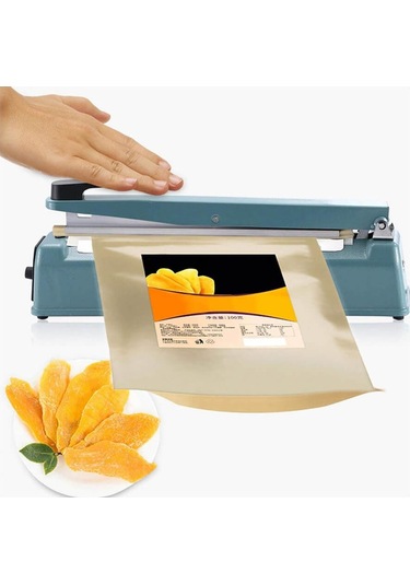 Psf-200 - 20cm Poşet Ağzı Kapama Yapıştırma Makinası - Metal Gövde + Yedek Tel Ve Teflon