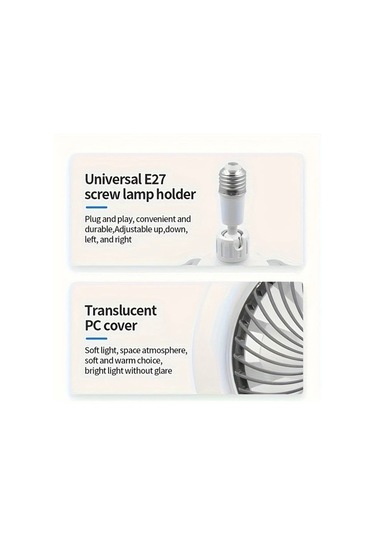 Xuweiwei Beyaz Led Akıllı Fan Işığı 3 Hız 17 Mod Karartma Uzaktan Kumanda E27 Düşük Profil Tavan Fanı