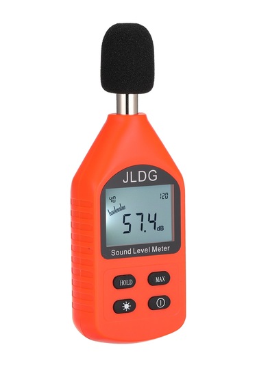 Singree Jd-118 Dijital Gürültü Ölçer, 30-130db Hassas Oran, Lcd Ekran, Taşınabilir Çevre Testeri Pil Hariç